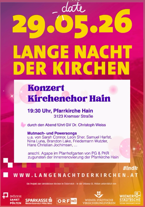 Lange Nacht der Kirchen 2026