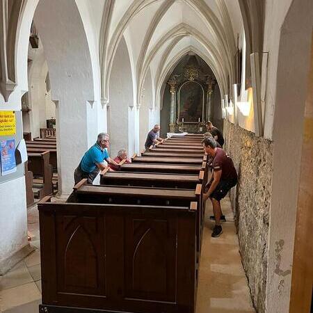 Renovierung Kirche August 2025