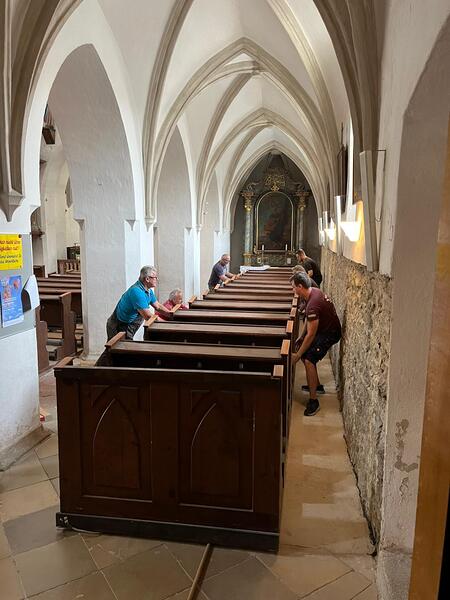 Renovierung Kirche August 2025